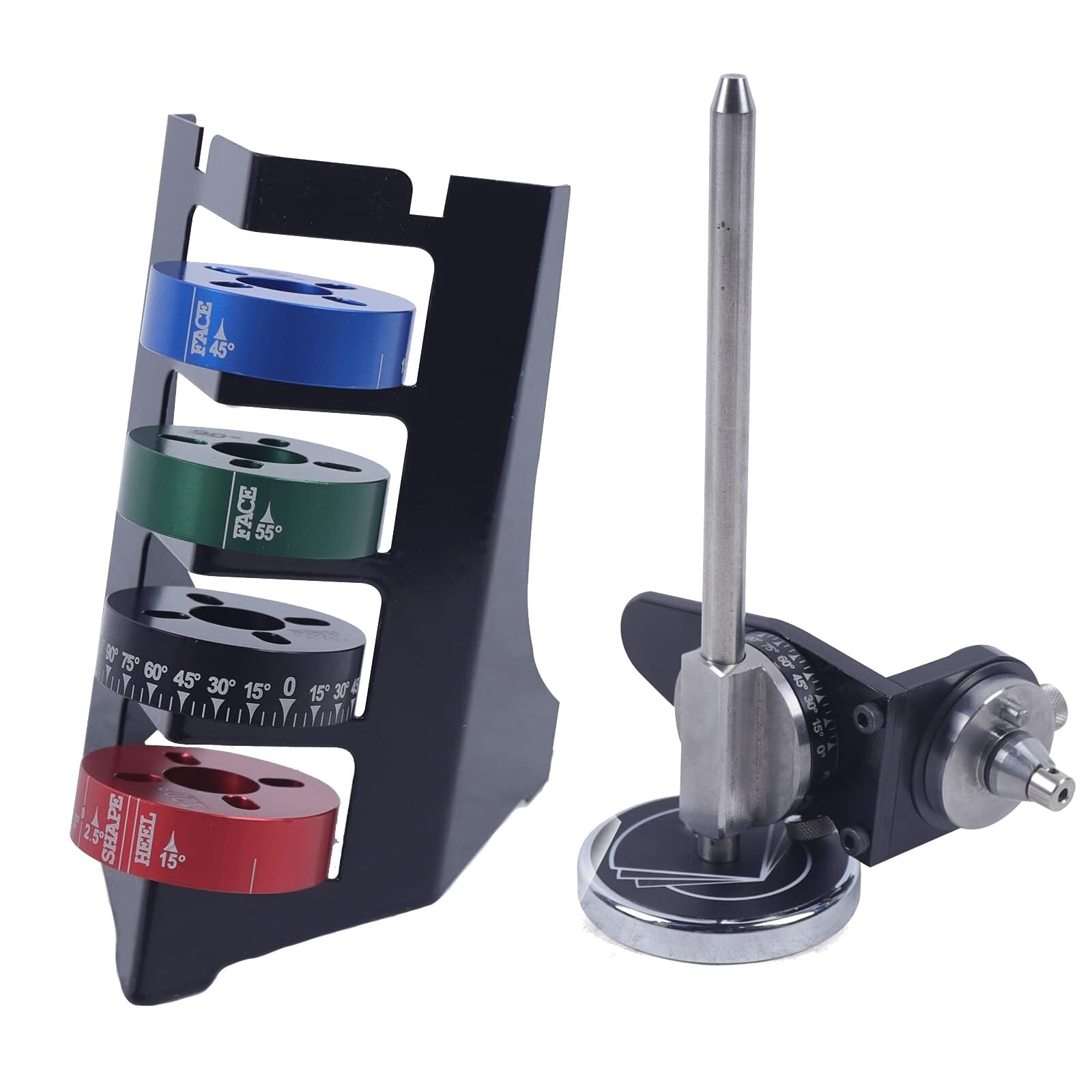 YXZQLOZ High-precision adjustable angle jewelry engraving tool sharpener, made of stainless steel, with a ring-shaped assembly to enhance engraving machine performance.