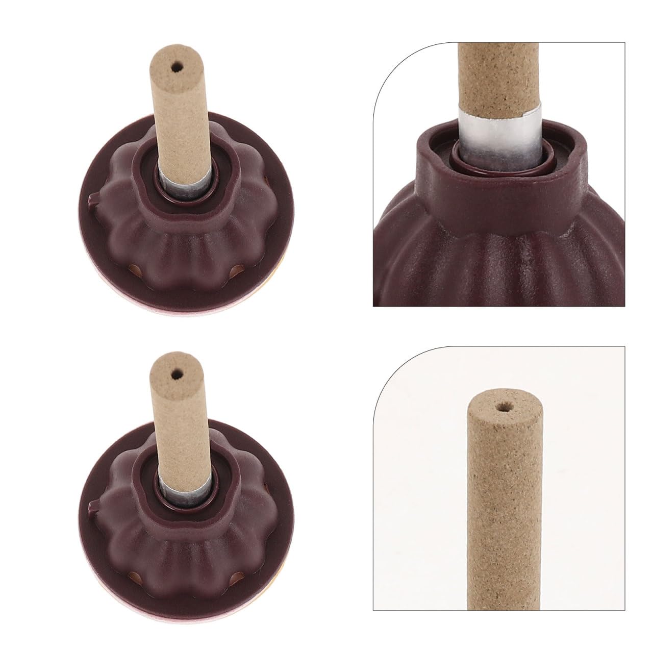 Healvian 50 Pezzi Bastoncini Moxa fatti a mano con base bastoncini di Moxa morbidi fatti a mano Rotoli di Moxa per Moxa bastoncini Moxa Tradizionali Moxa Coni Di Moxa Naturale Accessorio