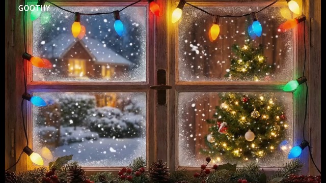 Image of C7 LED Multicolor Christmas Lights Outdoor,25Ft Vintage Christmas String Lights with 27 C7 LED Multicolor Shatterproof Bulbs, Hanging Christmas Outdoor Lights for Xmas Tree Patio Party Roofline Garden
