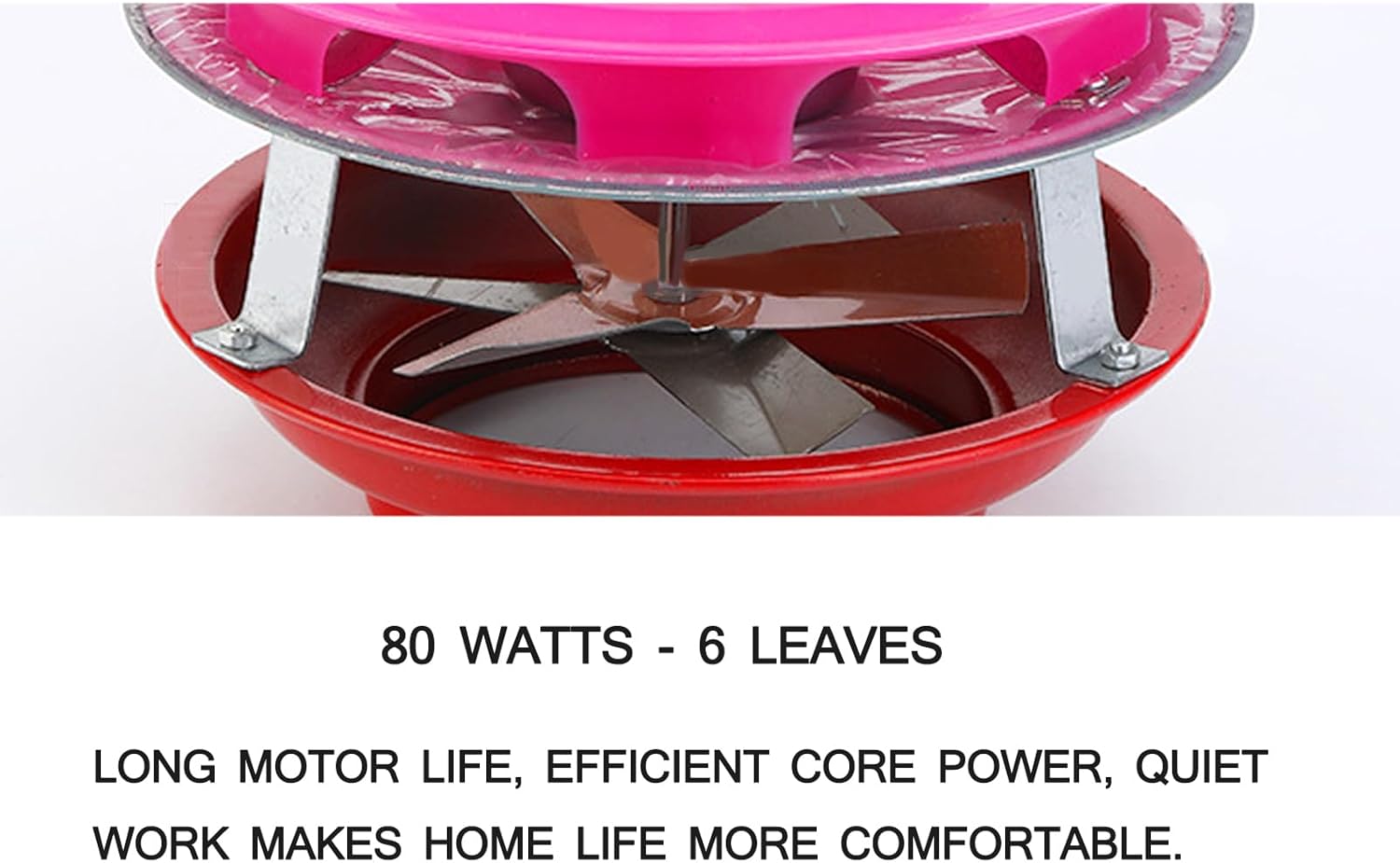 Electric Chimney Fan, Fireplace Fans, Chimney Fan, Fireplace Fan Flue Chimney Exhaust Fan, Chimney Smoke Fan 80 watts 6 Leaves