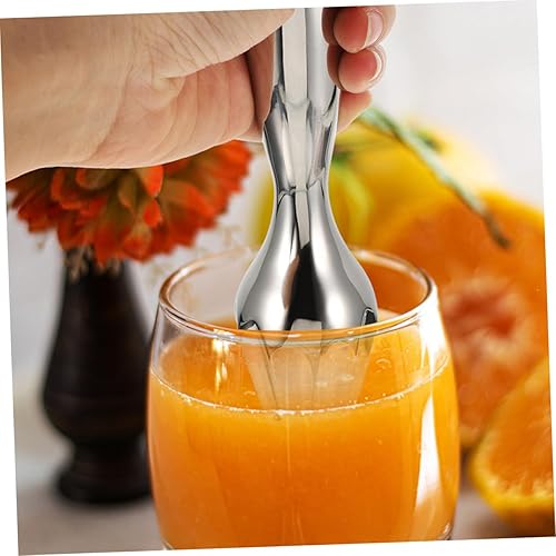 Miniatura 8 de ARTIBETTER 2Pcs Stainless Steel Manual Citrus Reamer Fruit Juicer with Ergonomic Design for Lemon Kiwi Orange Hand Press Juicer for Home Kitchen Bar