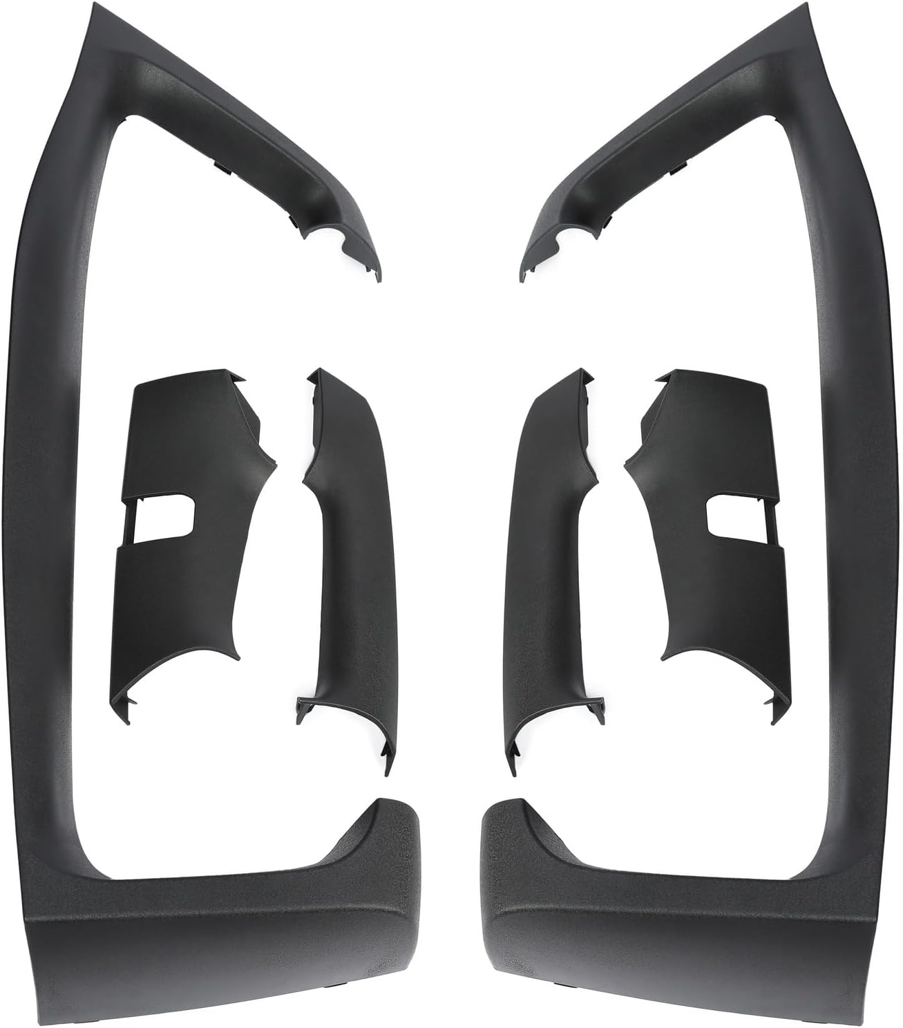 Apply to Black Mirror Arm Covers | Pair for 2004-2023 Volvo VNL Truck (Left & Right)