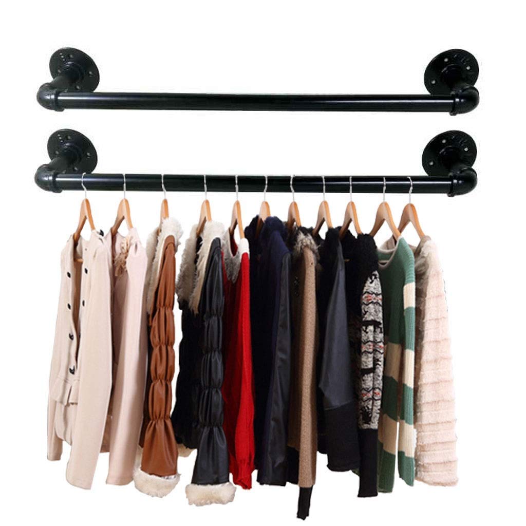 Generisch Dieser Wäscheständer zur Decken- und Wandmontage (120 cm) eignet Sich ideal als Kleiderstange, Garderobe, Wäscheleine, Kleiderbügel, für Wohnzimmer, Balkon, Schlafzimmer oder Badezimmer und