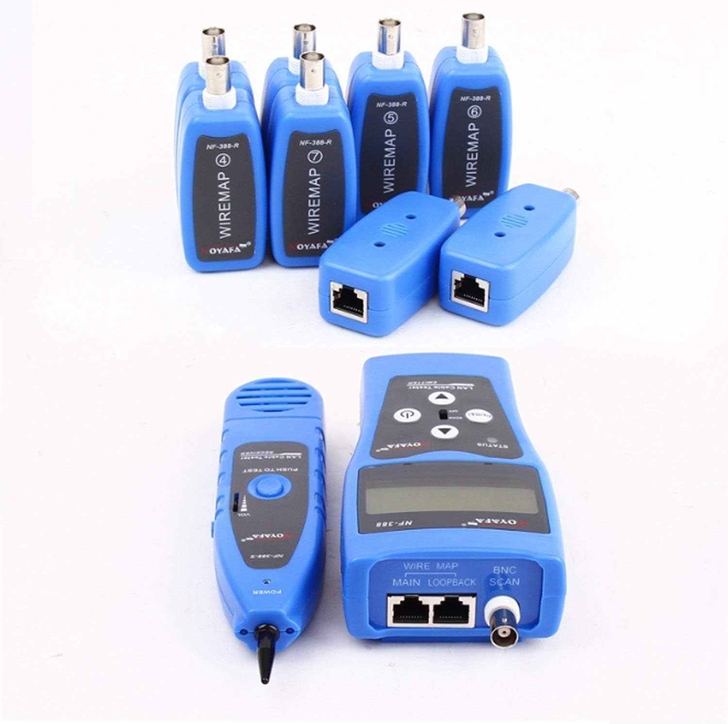 Cable Tester NF388 de múltiples Funciones de Red Cable Tester Remoto