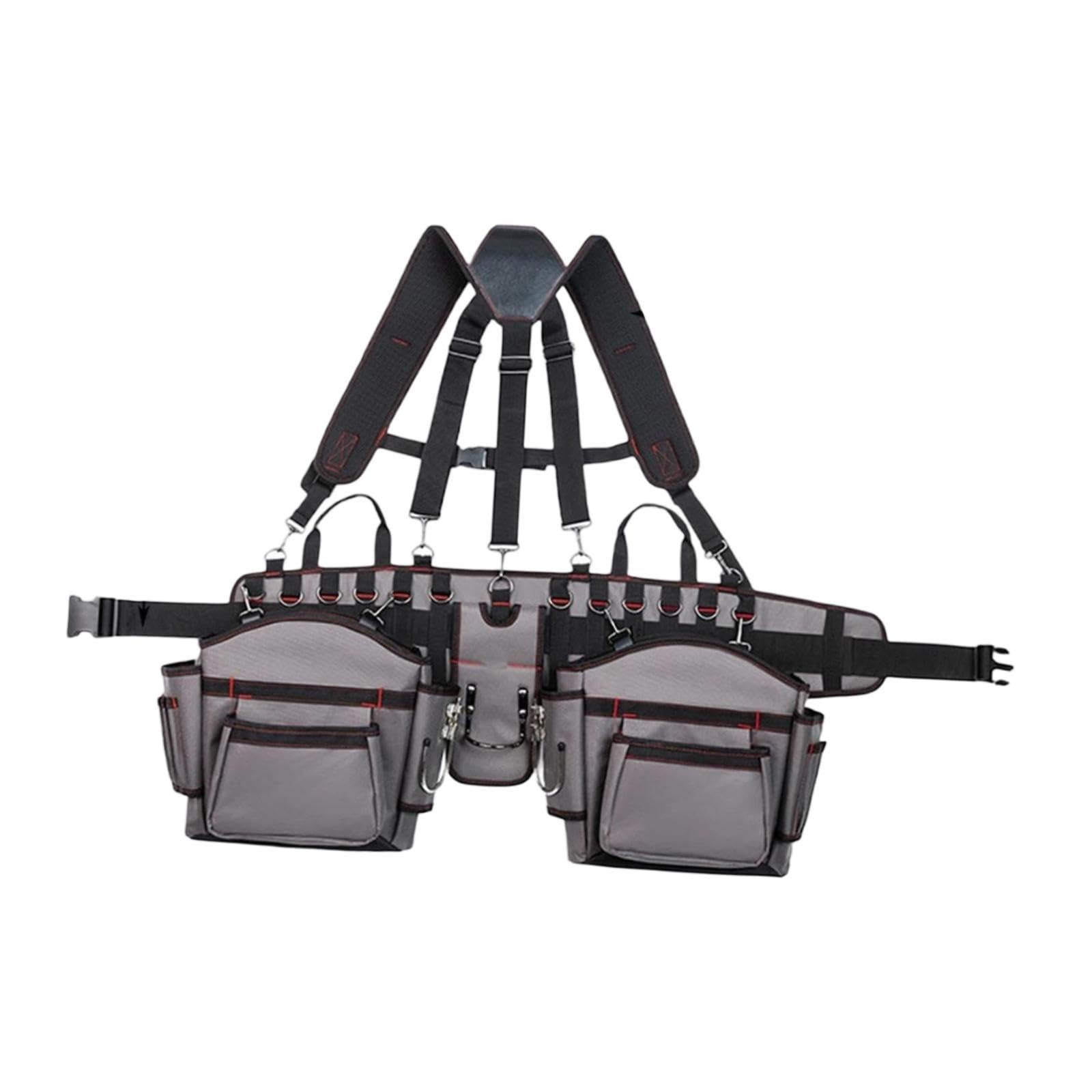 Organisateur de Ceinture Porte-outils avec Bretelles, électricien, Sac à Outils