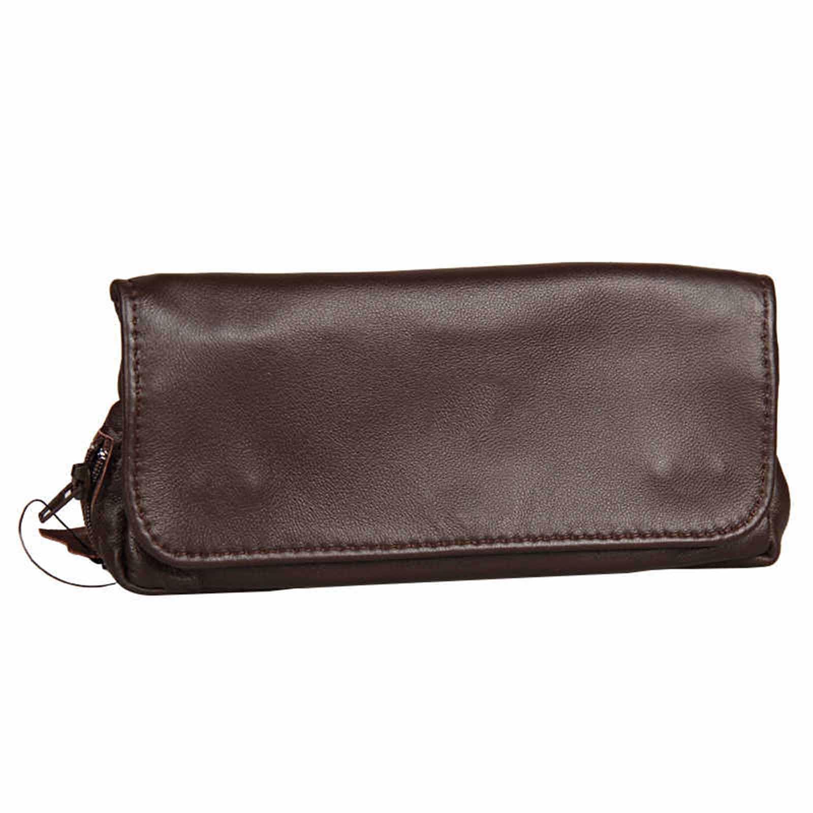 Astuccio per Tabacco, Borsa Porta Tabacco da Pipa Portatile Fatta a Mano in Pelle for Singola, Ideale for Natale, Festa del papà e Regali for Uomo