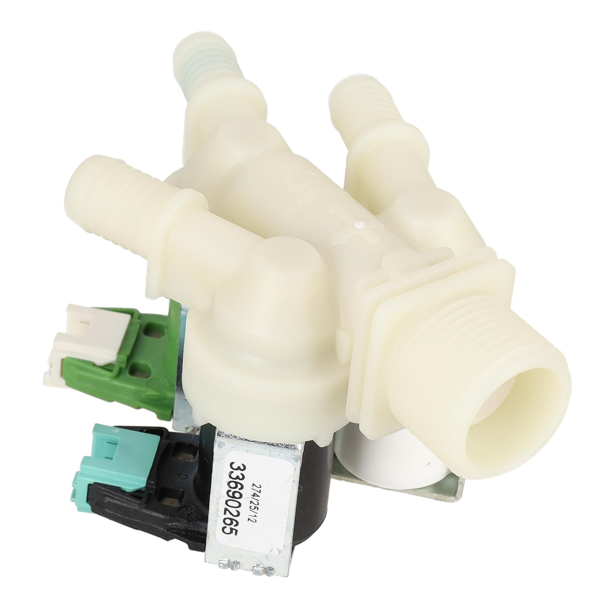 sparefixd 3 Way Water Inlet Solenoid Electric Valve Suitable for AEG Washer