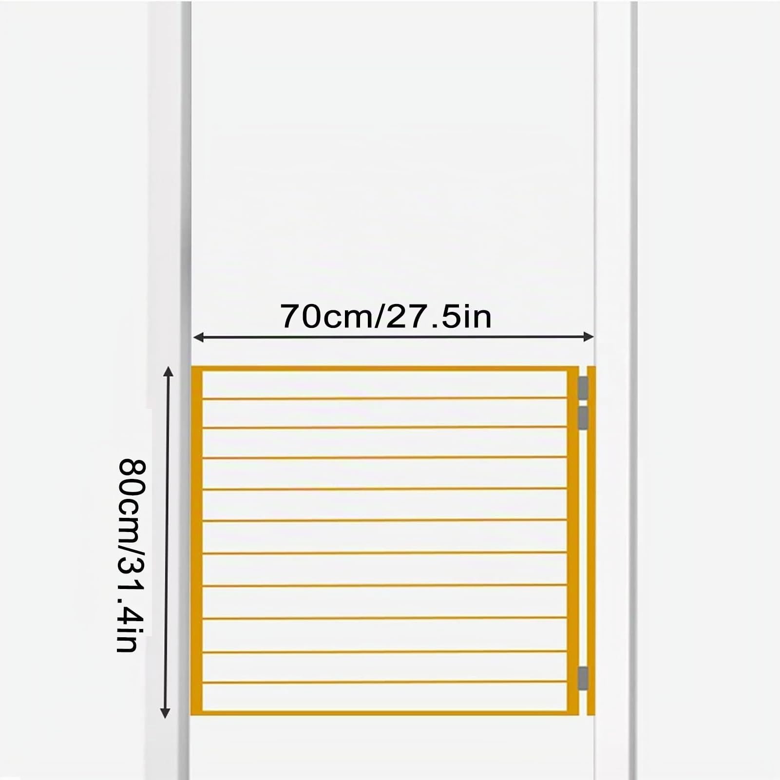 Puertas Batientes de Mostrador Retro, Puerta Batiente de Salón de Ducha de Madera Occidental, Entrada de Mostrador de Mayordomo Blanco, Puerta de Valla de Media Cintura ( Size : W70cmxh80cm(27.5"x31.4