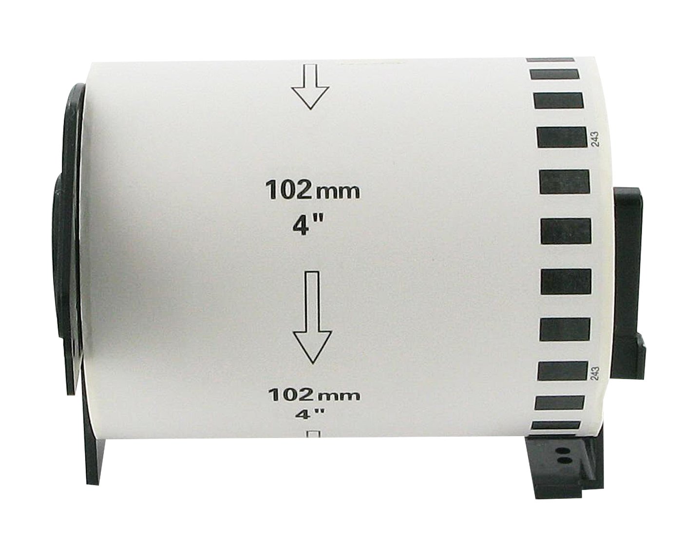 Bubprint 20 Etiketten kompatibel mit Brother DK-22243 102mm x 30,48m