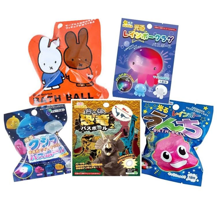 Amazon.co.jp: サンタン シュワたま バスボール 5種 アソート