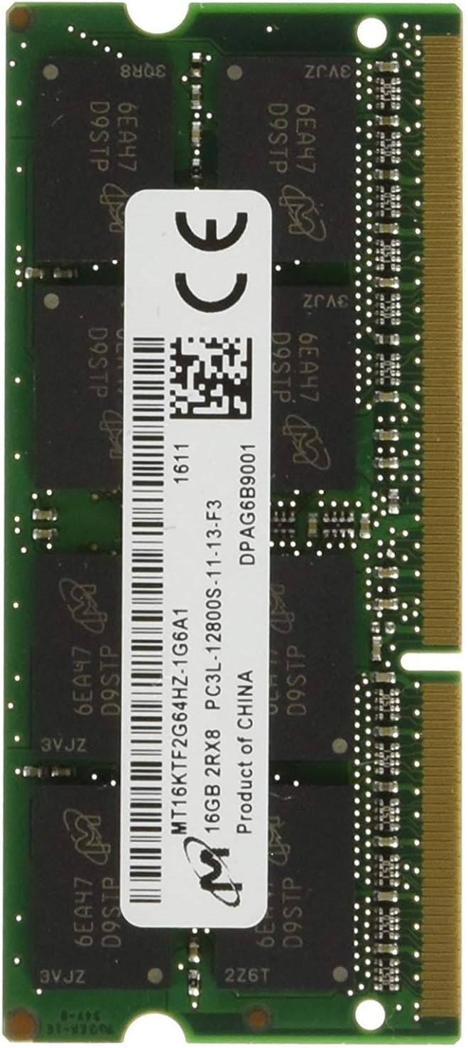 Lenovo 16GB (1x16GB) PC3-12800 DDR3L-1600MHz SODIMM Memory [PN: 4X70J32868]