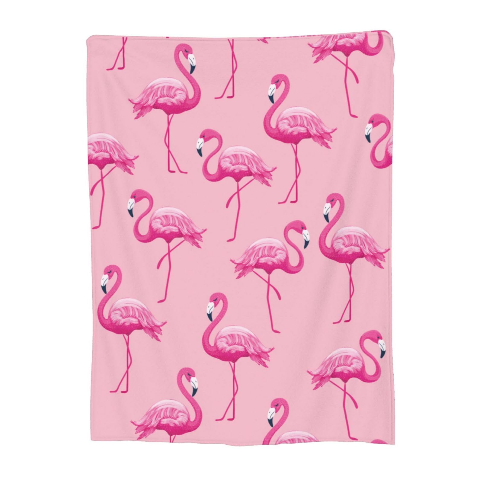 Turamurra Pink Flamingo Blanket Gifts for Girls Women Adults Kids Soft Warm Lightweight Cozy Animal Flamingo Throw Blankets for Sofa Couch Bed Room Decor 50x40in — image 1