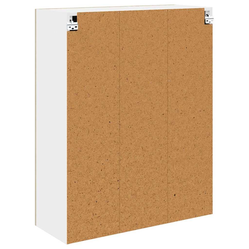 Hängeschrank Sonoma-Eiche 80 x 31 x 100 cm, Holzwerkstoff, Küchenschrank mit 2 Türen, Wandmontage