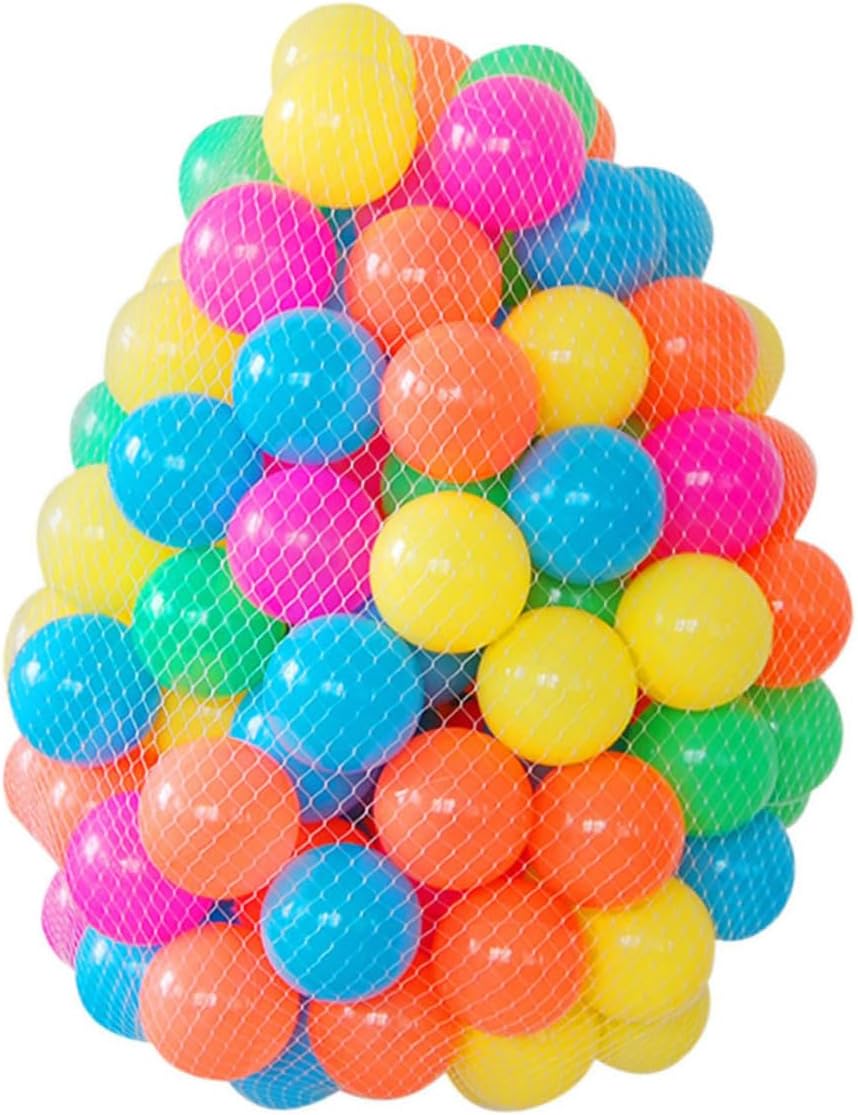 250Pcs Colorful Thicken Ocean Balls Educational Pe Playground for Ball Pits Playhouses and Pools Safe Fun
