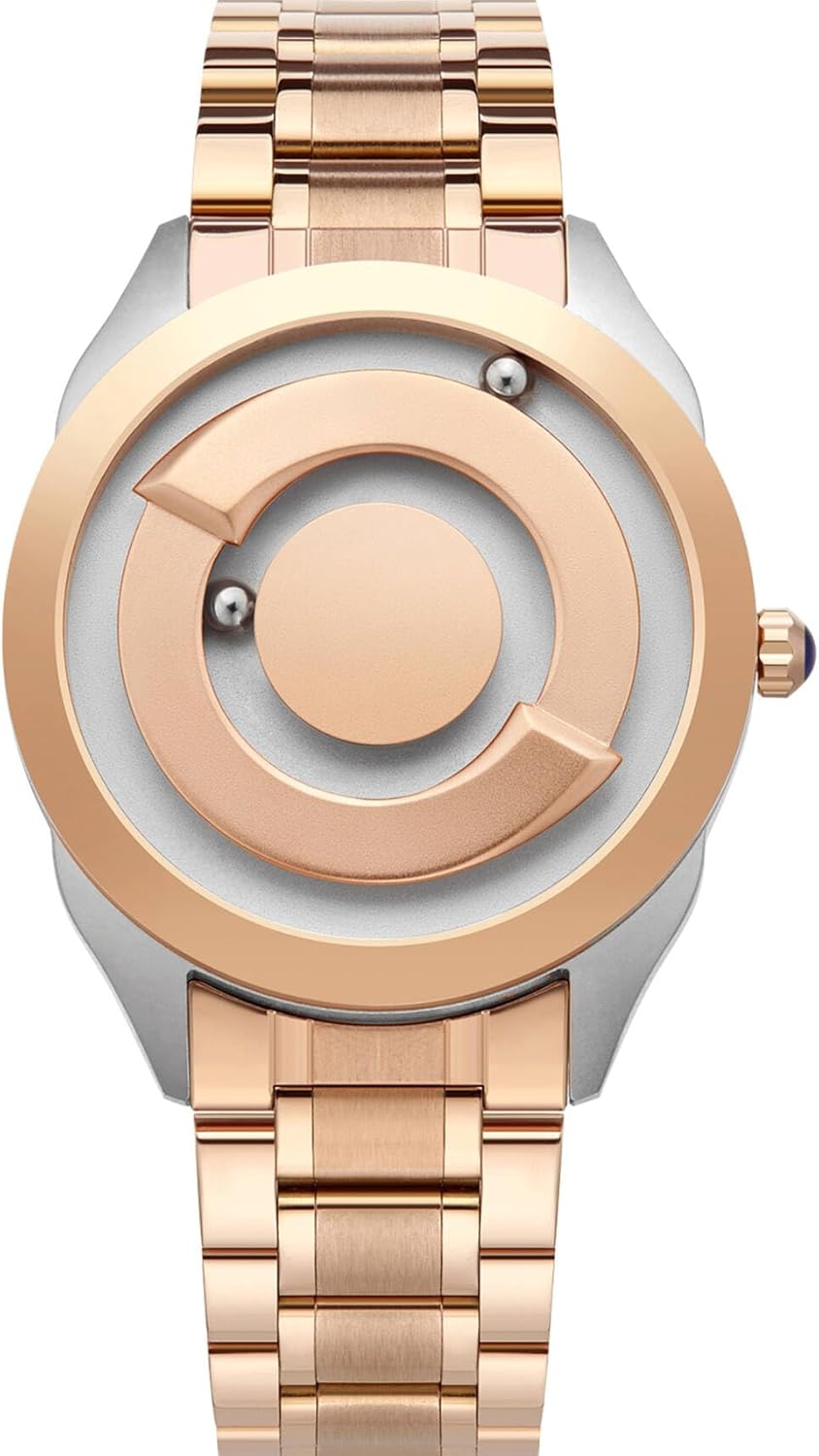 EUTOUR Men's Watch Wristwatch, Magnetic Watches Fancy Minimalist Unisex Watches Watch Stainless Steel Bracele