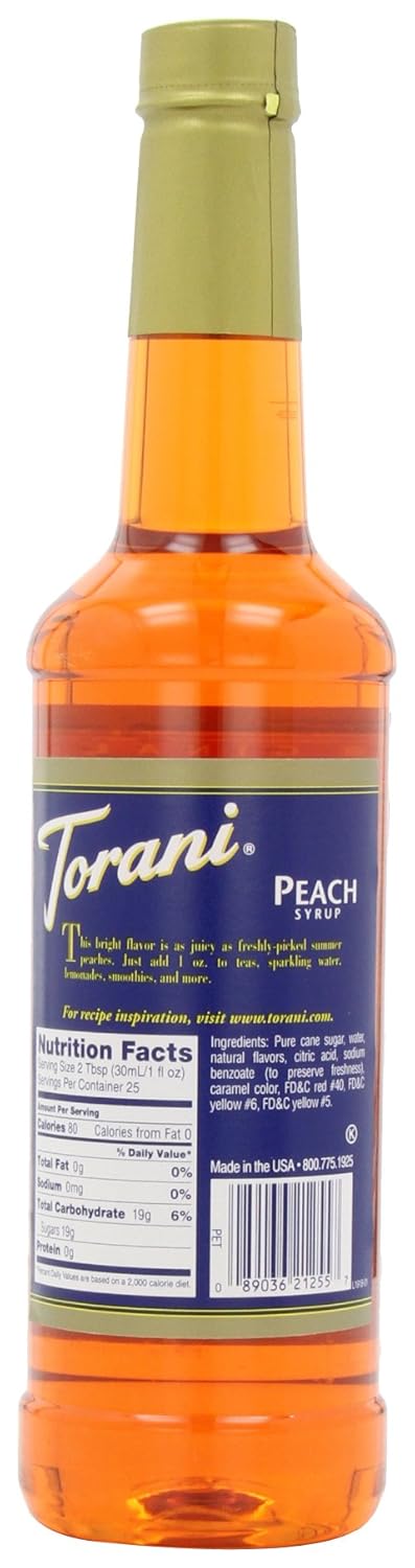 Torani PEACH 750 ML PET