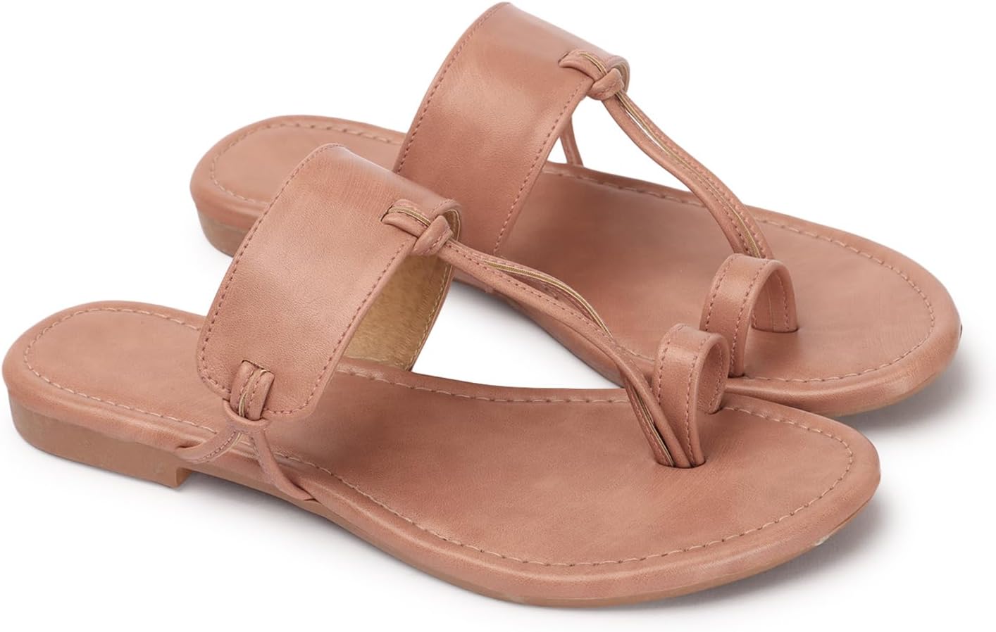 Naitik Women Beautiful Kolhapuri Stylish Fashion Sandals | Ladies & Girls Flat Slipper | All Occasions | 3 to 8 Sizes