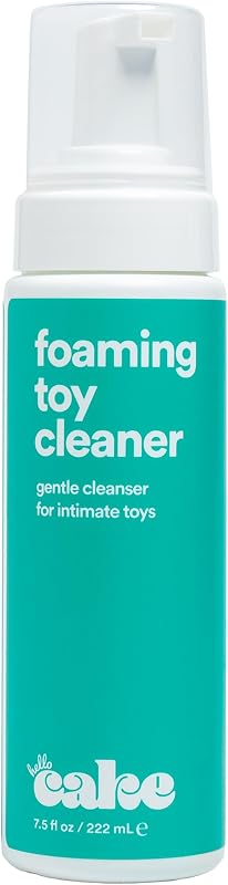 cake Hello Foaming Toy Cleaner, 7.5 fl oz | Adult Toy Cleaner with Easy to Use Pump, Gentle Foaming Cleanser with a Light Fragrance, Extend the Life of Toys