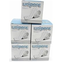 Unipore Elastik Cerrahi Sabitleme Band , Hipoalerjenik, 5 cm x 5 m, 5'li Paket