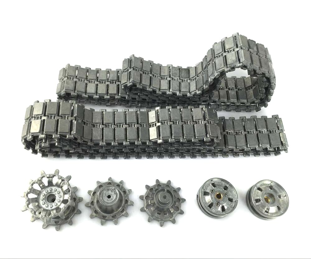 wheelfun Henglong 1/16 British Challenger II RC Tank 3908 Metal Tracks Sprockets Idlers Adult Hobby