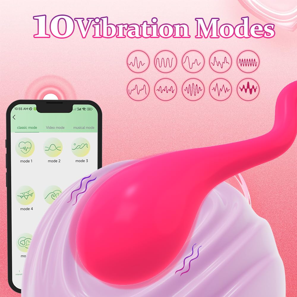 Vibradorador Mujer Juguetes Eróticos Pareja Sexuales subcionador mujer clítoris original más vendid Estimulador de clítoris femenino vibración vibración10 modos100% Muscular (Rojo-06)