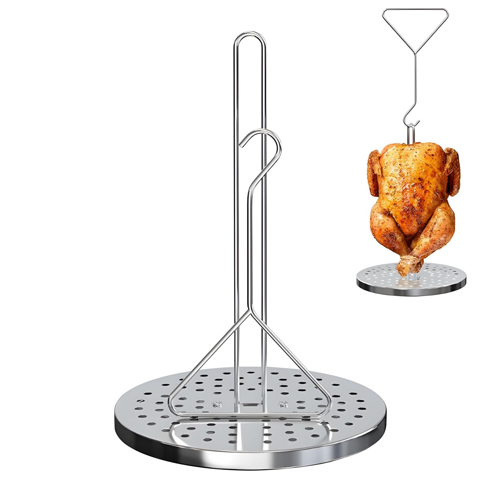 Elnwnnkc Multicolor Multiple Functional Cooking Rack Turkey Holder Dishwasher Safe Simple Neat After Parties Gatherings Effortless Maintenance Multiple Purpose Cooker Rack