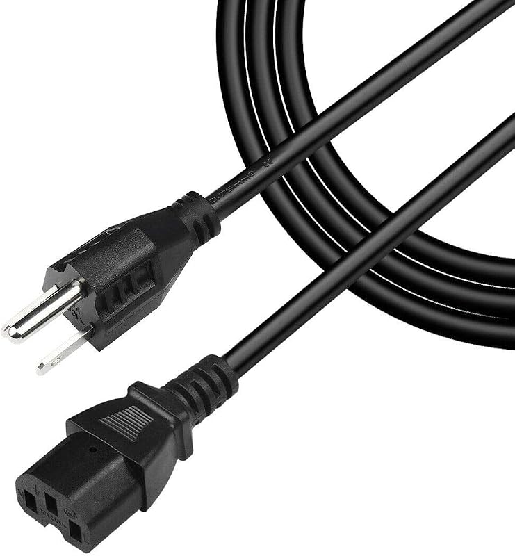 BestCH AC Power Cord Outlet Socket Cable Plug Lead for Linksys LGS124 LGS124P LGS124-UK LGS124P-UK LGS124-EU 24-Port Desktop Gigabit Ethernet Switch Network