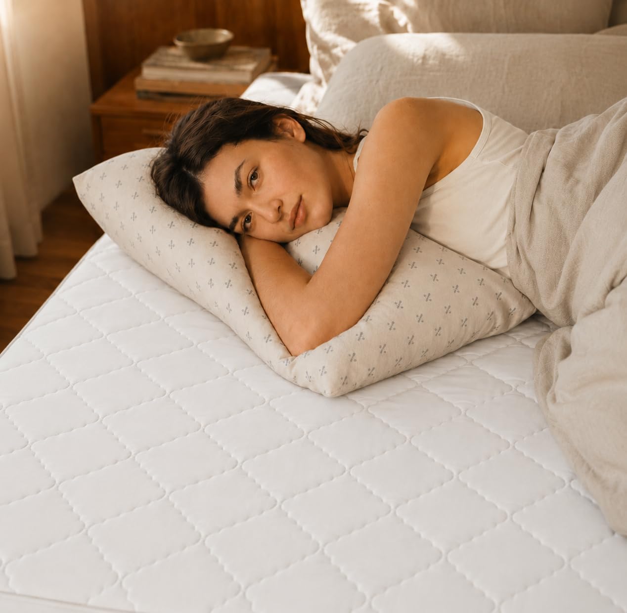 Waterproof Mattress Protector Queen Size with Deep Pocket up to 18"