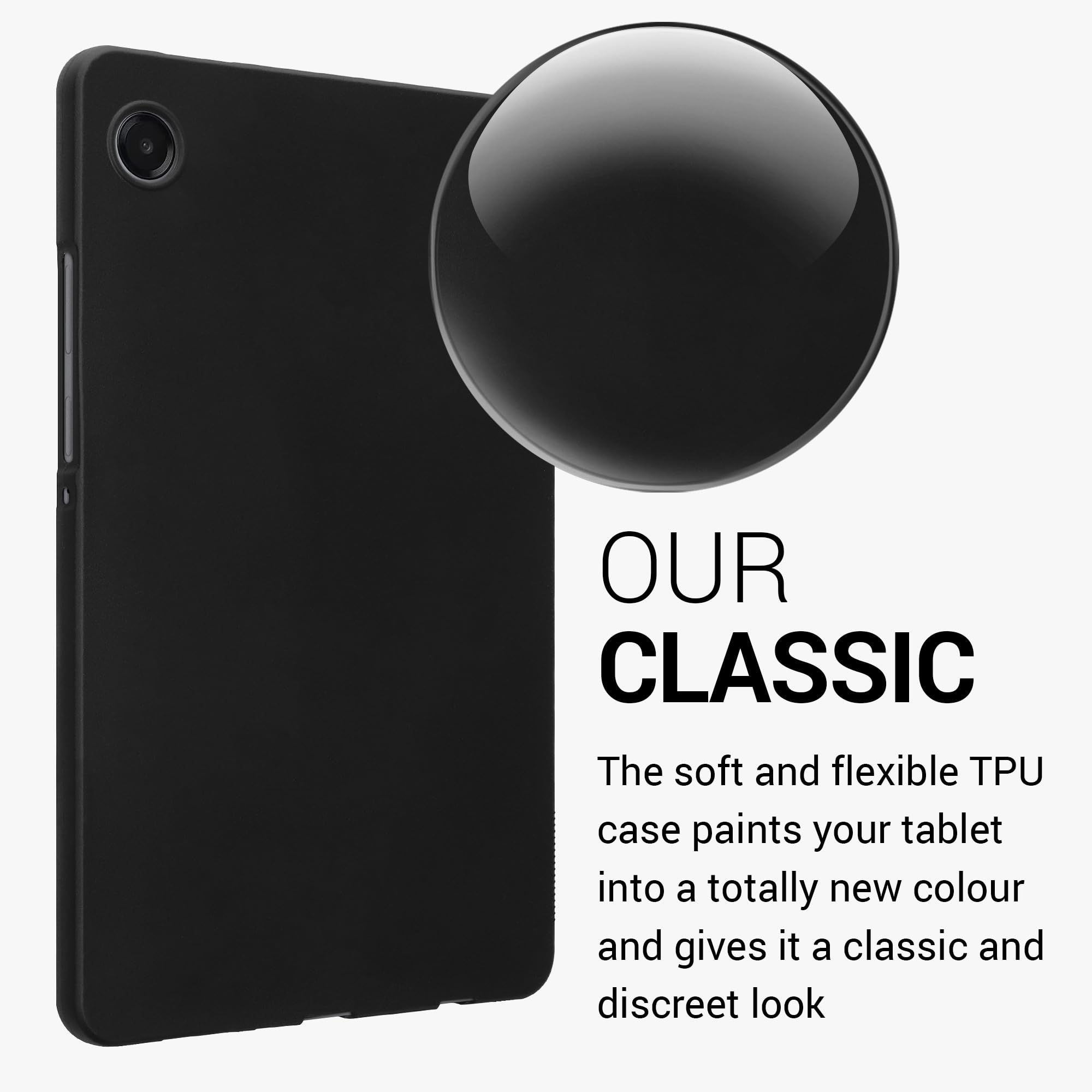kwmobile Custodia compatibile con Samsung Galaxy Tab A11 - Cover Tablet Custodia in silicone TPU - Backcover Copertina protettiva Tab