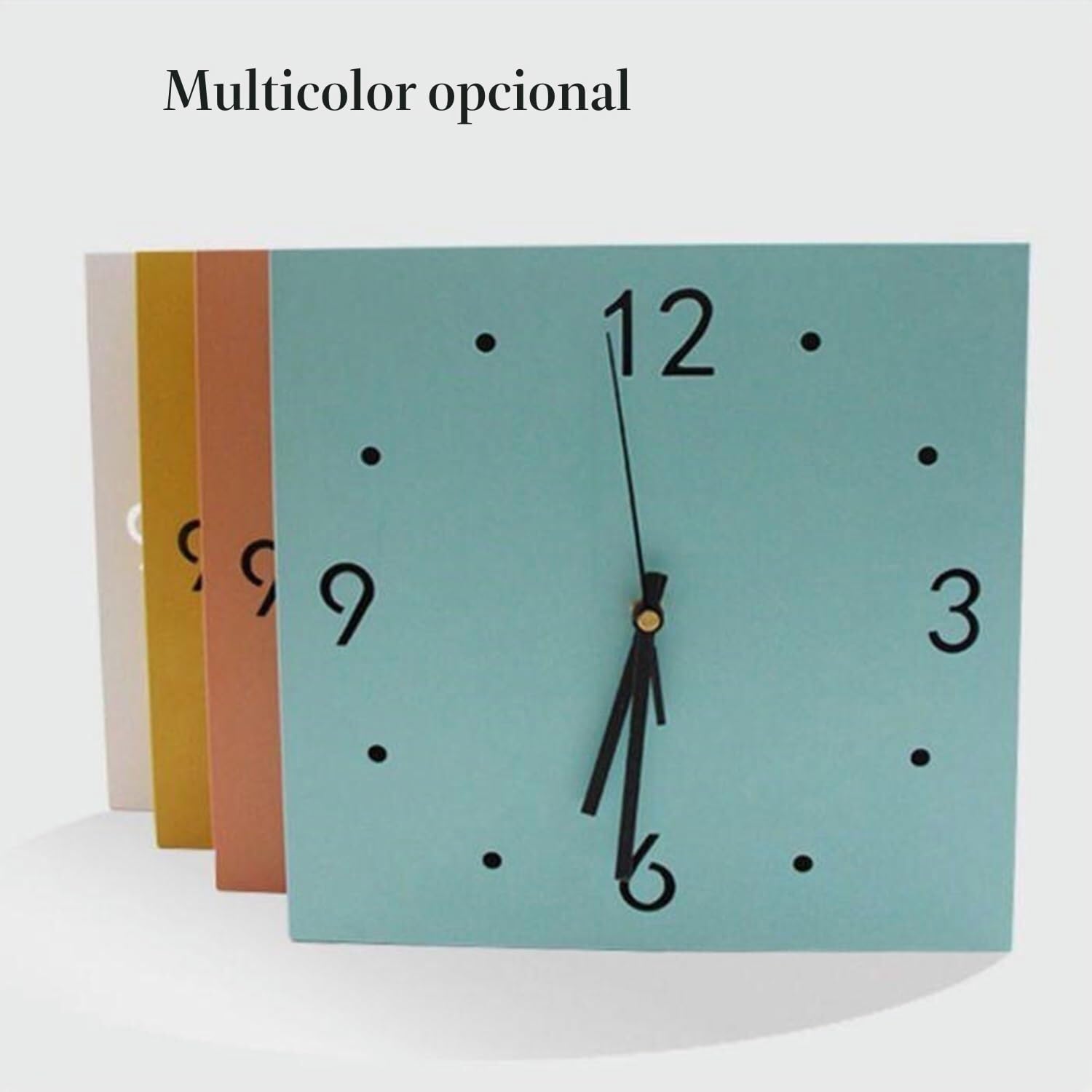 Reloj de pared digital de esquina, diseño silencioso de doble cara para sala de estar moderna, fácil instalación, batería no incluida