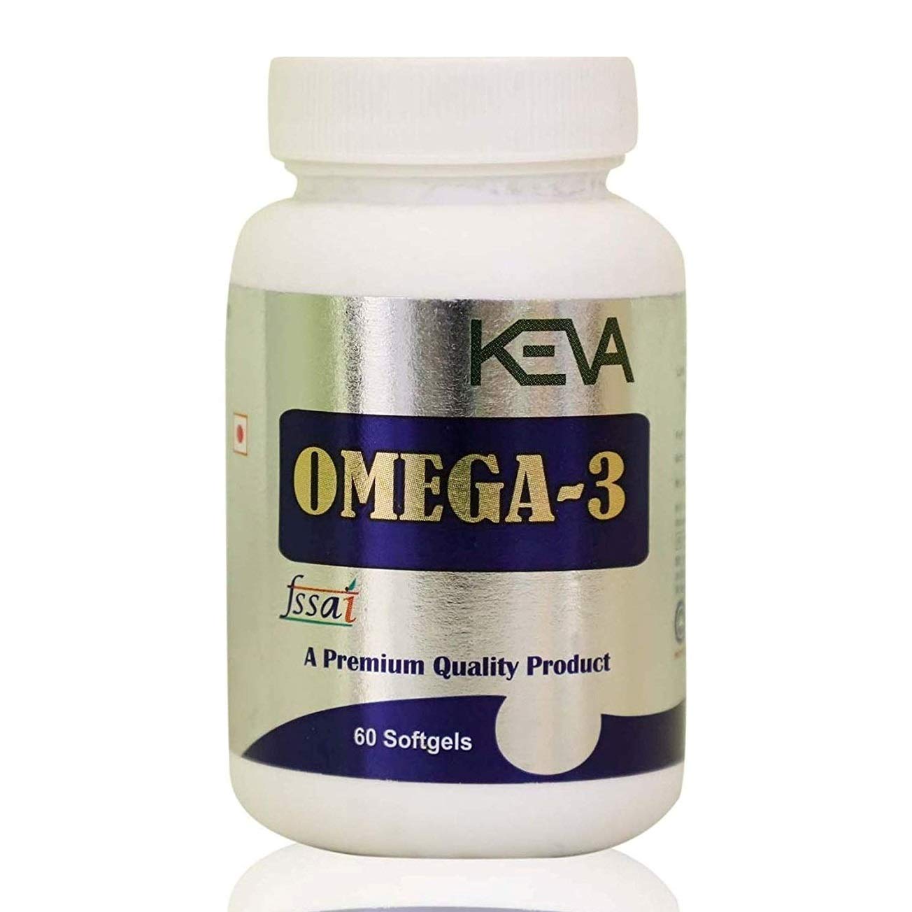 Buy Keva Omega 3 Softgels Helps to Maintain Healthy Heart, Reduce