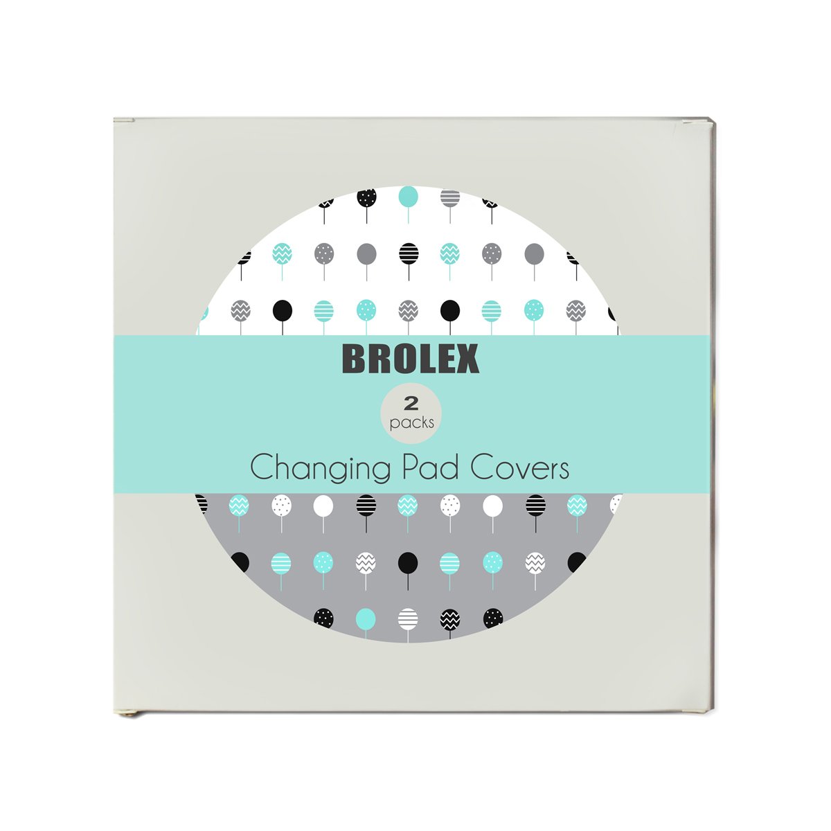 Stretchy Changing Pad Covers-BROLEX 2 Pack Jersey Knit Change Pad Covers for Girls Boys,Balloons