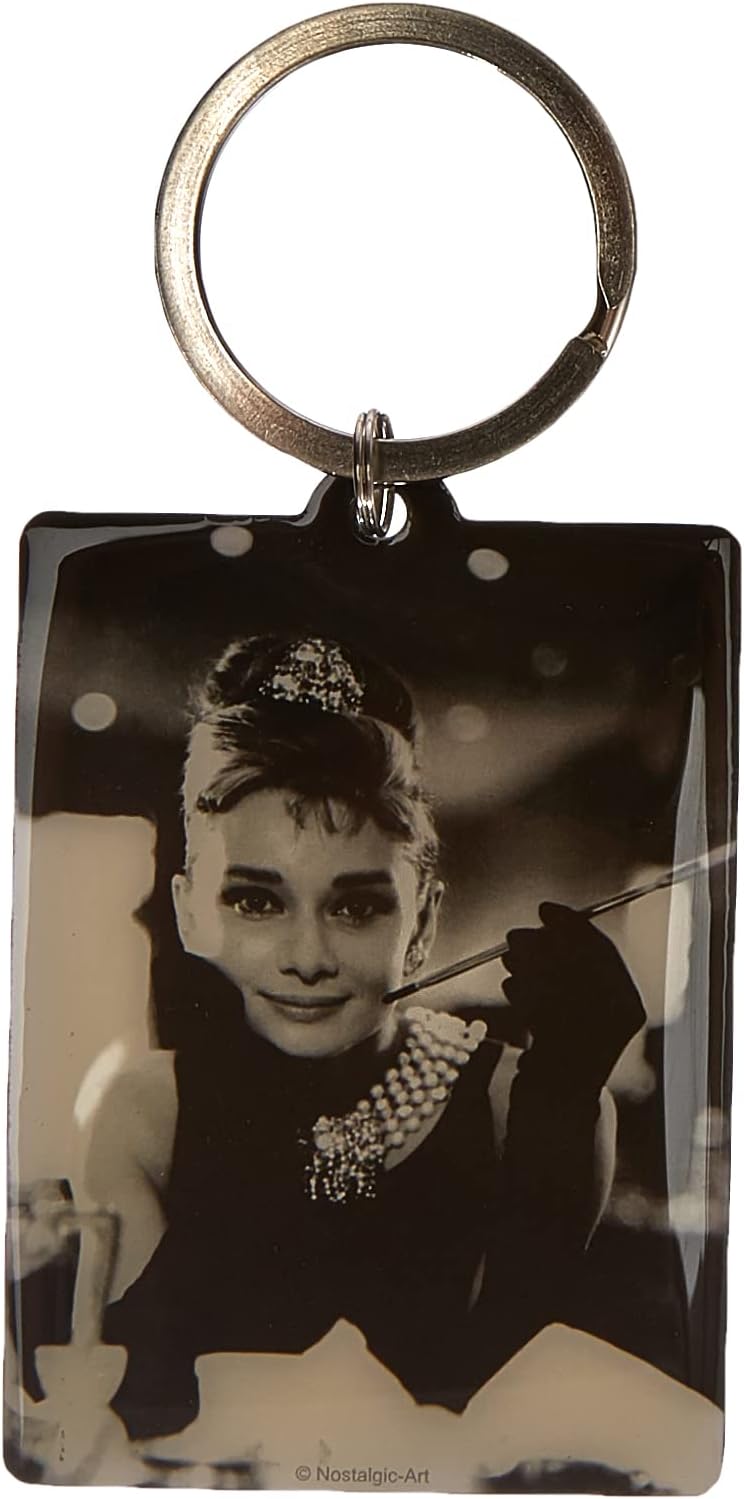 Nostalgic-ArtNostalgic-Art 47007 Celebrities - Audrey - Holly Golightly, Key Chain 6x4,5cm