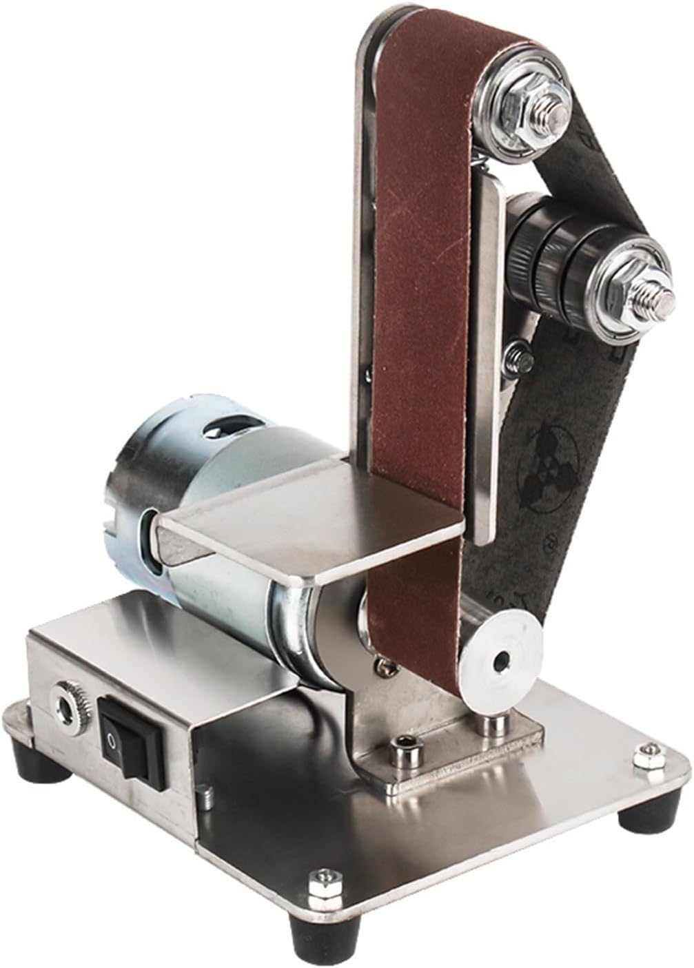 Sander, Polisher Belt Grinding Machine Small DIY Polishing Machine Multifunctional Sanding Belt Machine Table Belt Sander Cutter Edges Sharpener(895)
