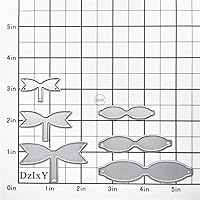 Vista 2 de DzIxY Juego de troqueles de corte de metal con combinación de pajarita para hacer tarjetas, troquelados, troquelados, álbumes de recortes