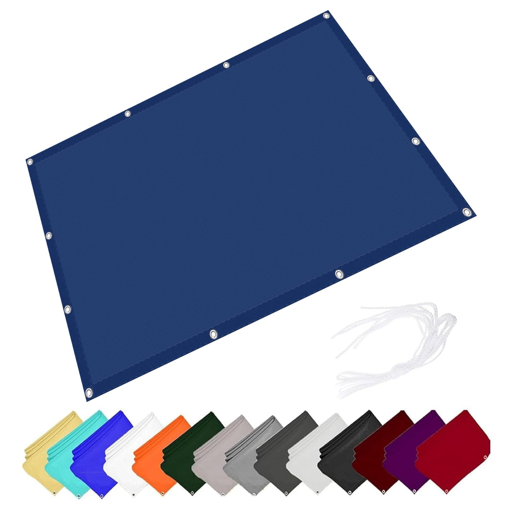 Voile d'ombrage imperméable 2.8 x 3.2 m anti UV toile solaire de parasol