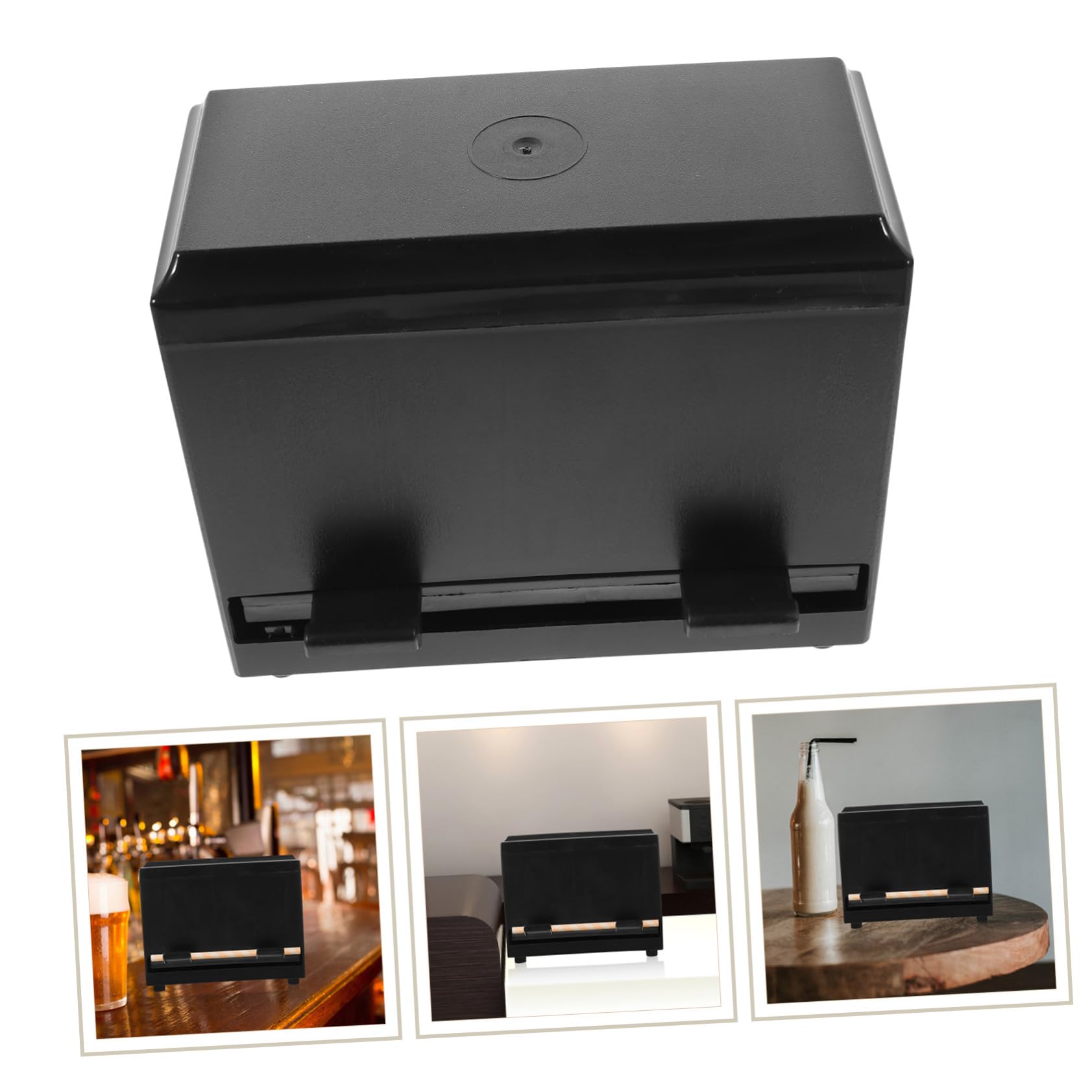 VICASKY 2 Stück Push Automatischer Strohhalmspender Praktische Aufbewahrungsbox für Trinkhalme Push Mechanismus Schnelle Ausgabe für Milchtee Cafés und Bars