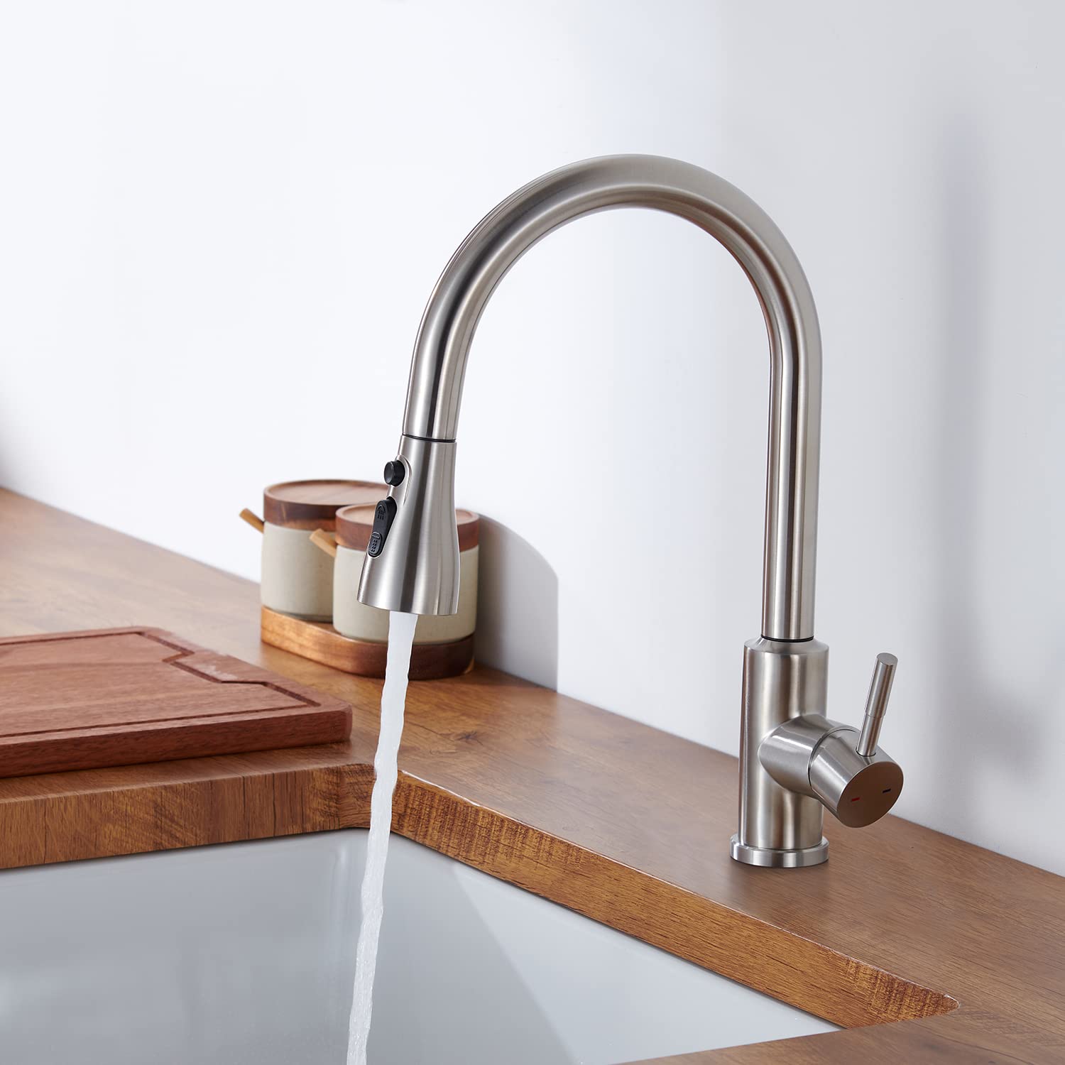 CREA Robinet Cuisine avec 3 Modes de Jet, Robinet Évier Cuisine avec CREA Robinet Cuisine avec 3 Modes de Jet, Robinet Évier Cuisine avec