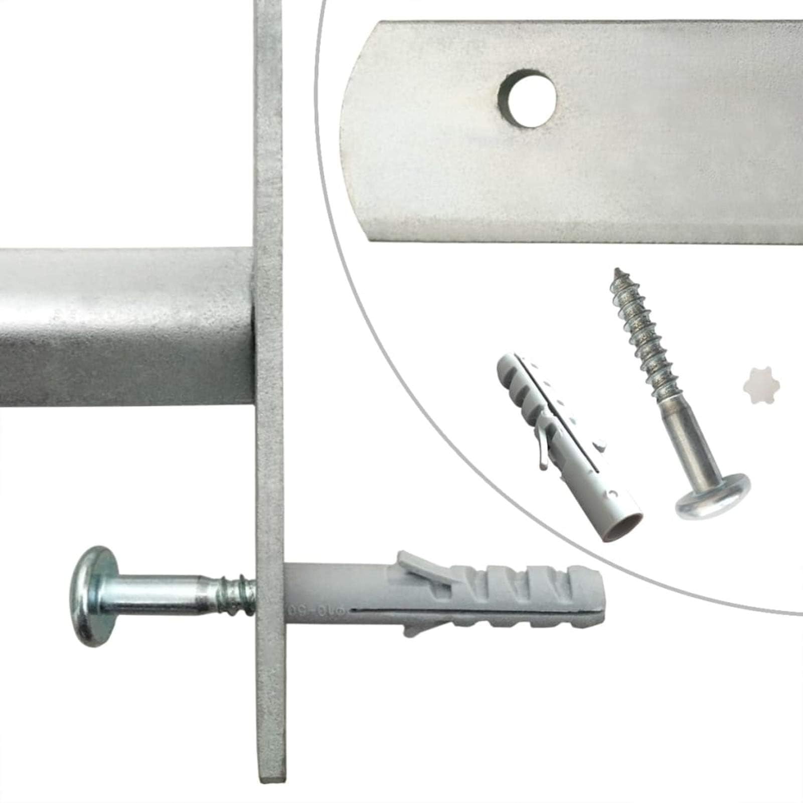 ZEYUAN Fenstergitter Verstellbar für Fenster 2 STK Fenstergitter Einbruchschutz, Fenstergitter Sicherheit, Kellerfenster Gitter, Fenstergitter Einbruchschutz Aussen, 1000-1500 mm