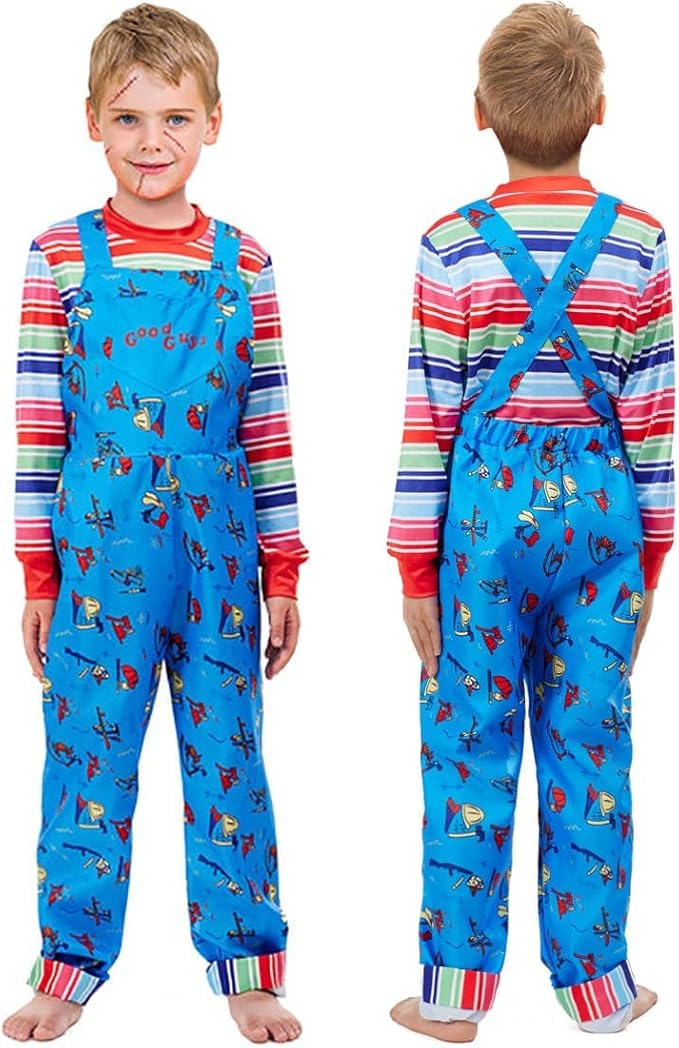 Disfraz Chucky para niños talla 140 miniatura 7