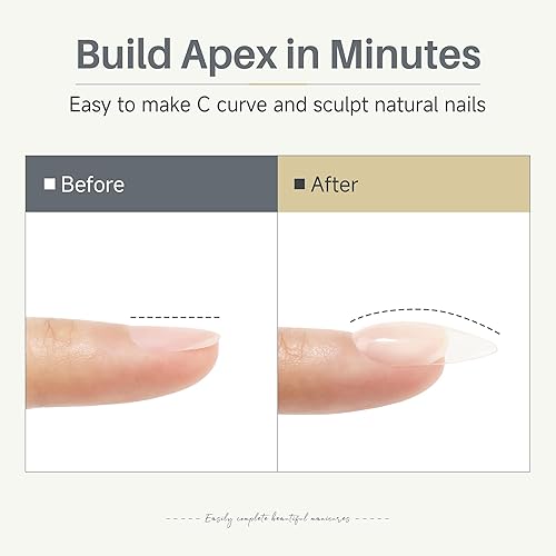 Miniatura 2 de UNA GELLA Builder Gel de uñas de 0.5 onzas líquidas, 1 unidad de esmalte de uñas de gel de construcción transparente multifuncional de larga