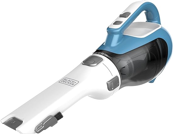 BLACK+DECKER dustbuster AdvancedClean Cordless Handheld Vacuum, Compact Home and Car Vacuum with Crevice Tool