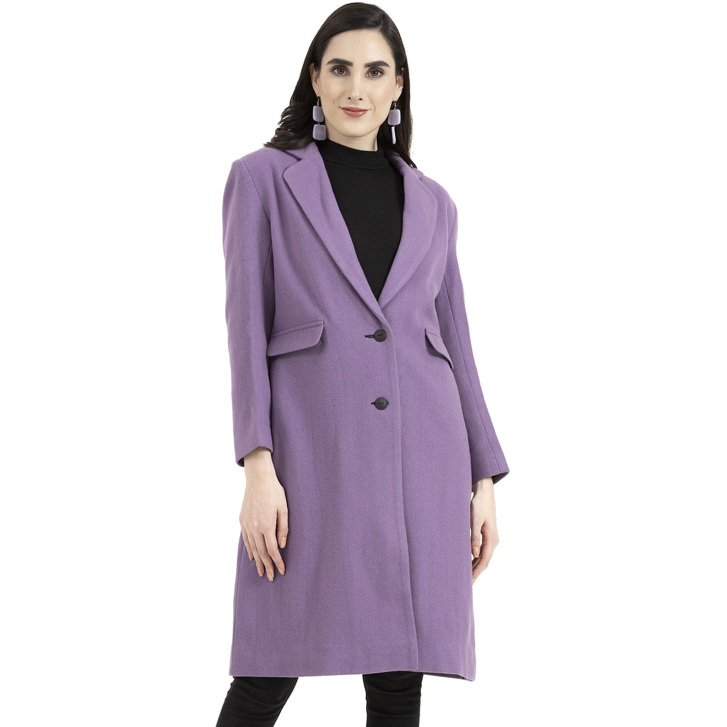owncraft women's Lavender wool coat-picture-28