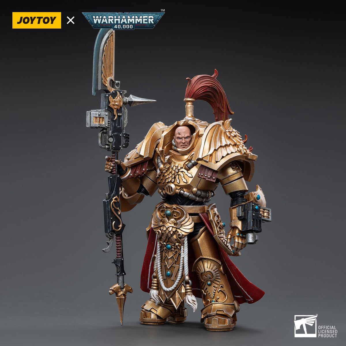 JOYTOY Warhammer 40K Adeptus Custodes Shield-Captain in Allarus