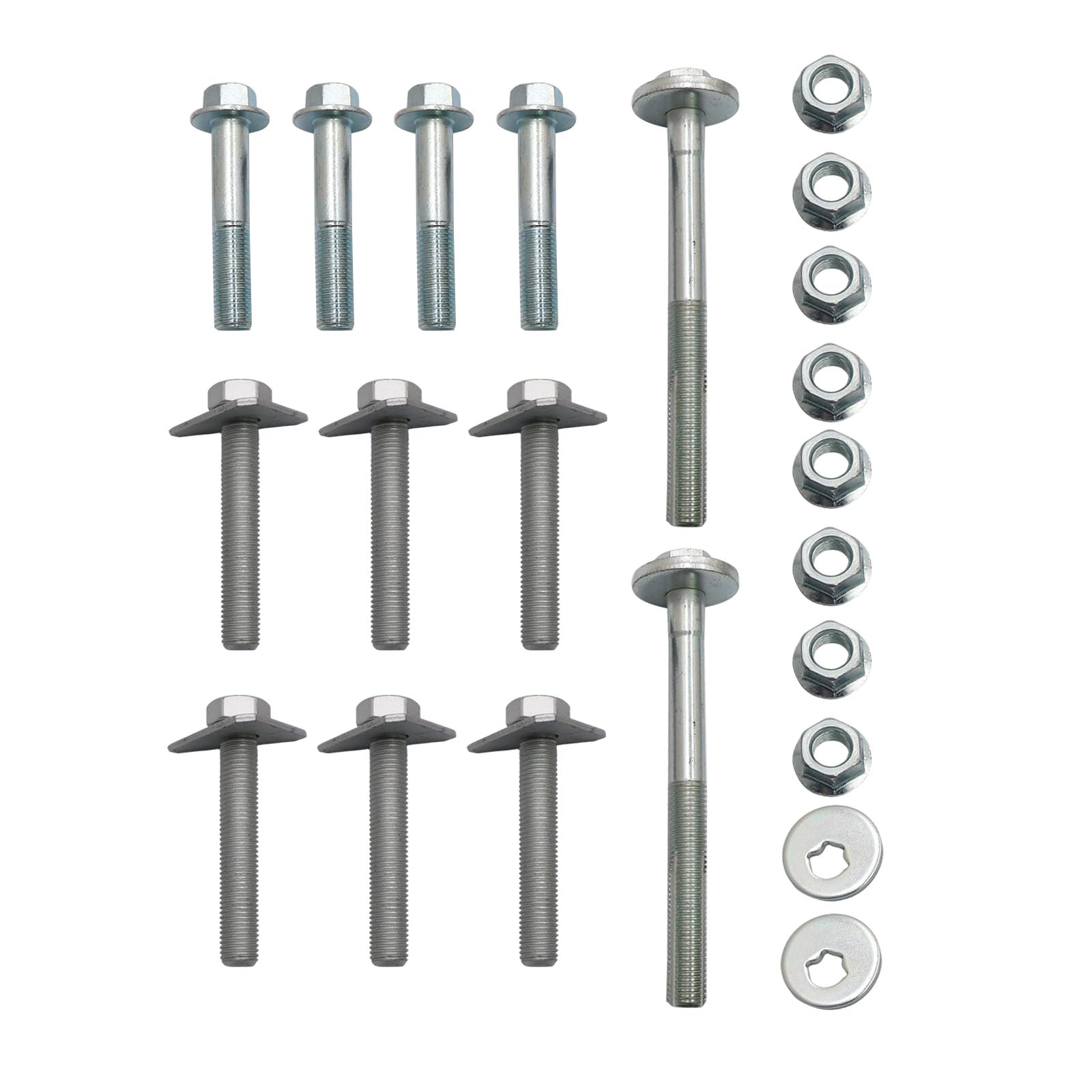 Schraubensatz Querlenker Hinten Kompatibel mit BMW 1er E81 E82 E87 E88 3er E90 E91 E92 E93 33326760668 07119906489 33306793891 33326764292 33306786186