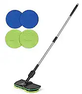 Cordless Electric Mop,13-Inch Max Cleaning Pad Electric Spin Mop, Laminate Floor Cleaner for Mopping, Automatic Spin Mops for Hardwood, Tile (No Water Tank)
