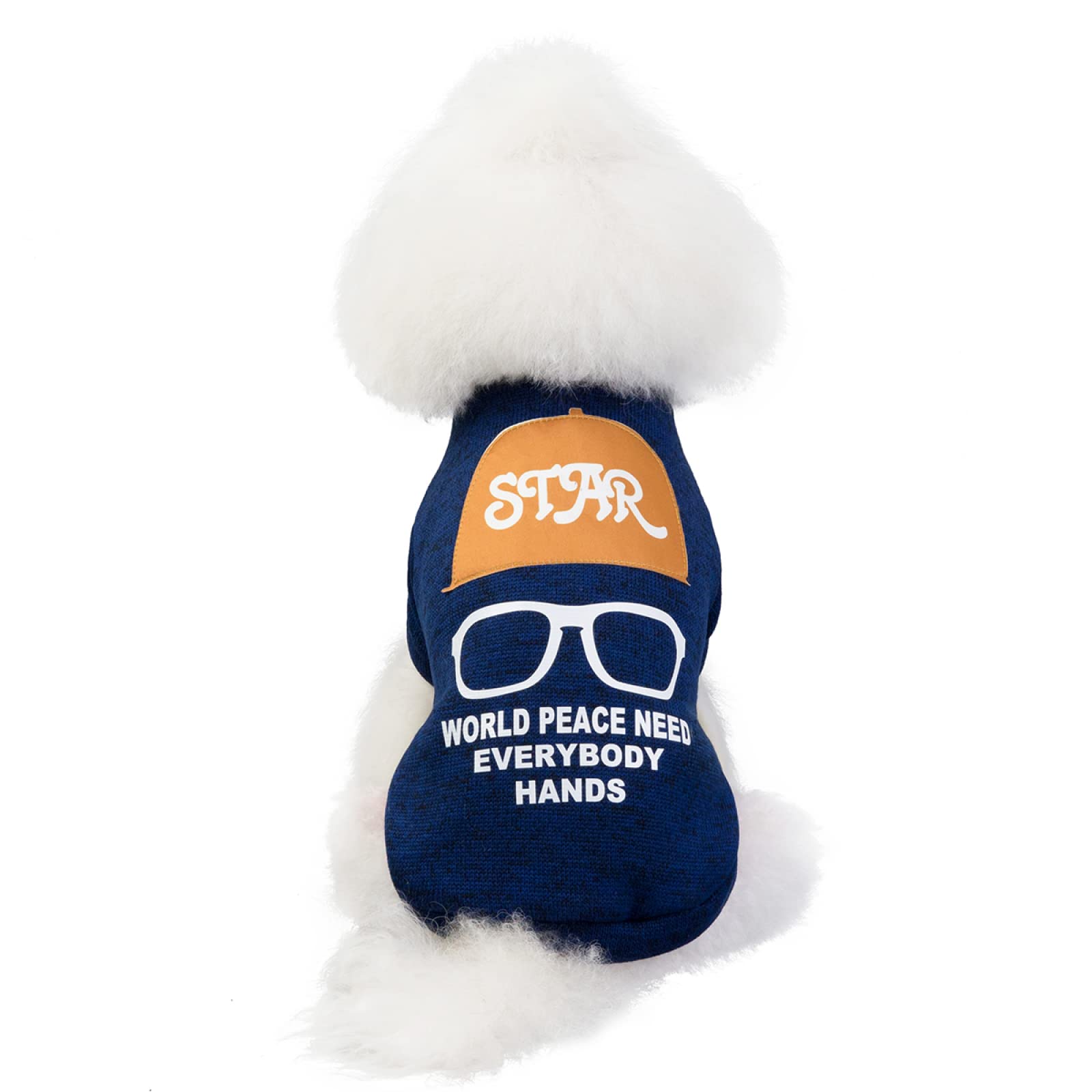 Vêtement chien hiver bleu XXL pull confortable de Noël pour éviter les frissons de votre chiot