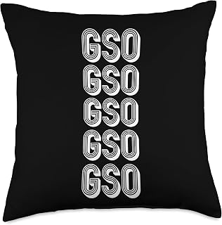 GSO Greensboro Airport Travel Throw Pillow