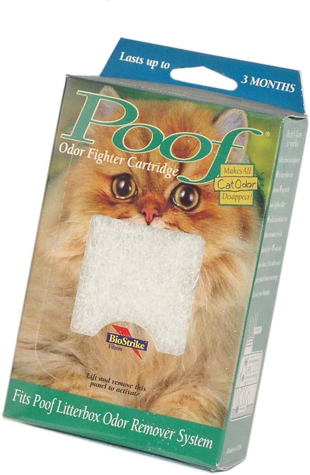 BioStrike Poof Replacement Filters for Poof Litter Box Odor