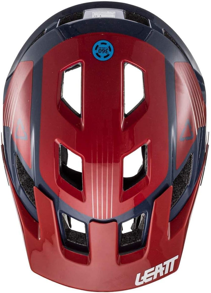 Leatt Helmet Mountain Bike AllMtn 1.0 V23 Flame Jr #XS 50-54cm